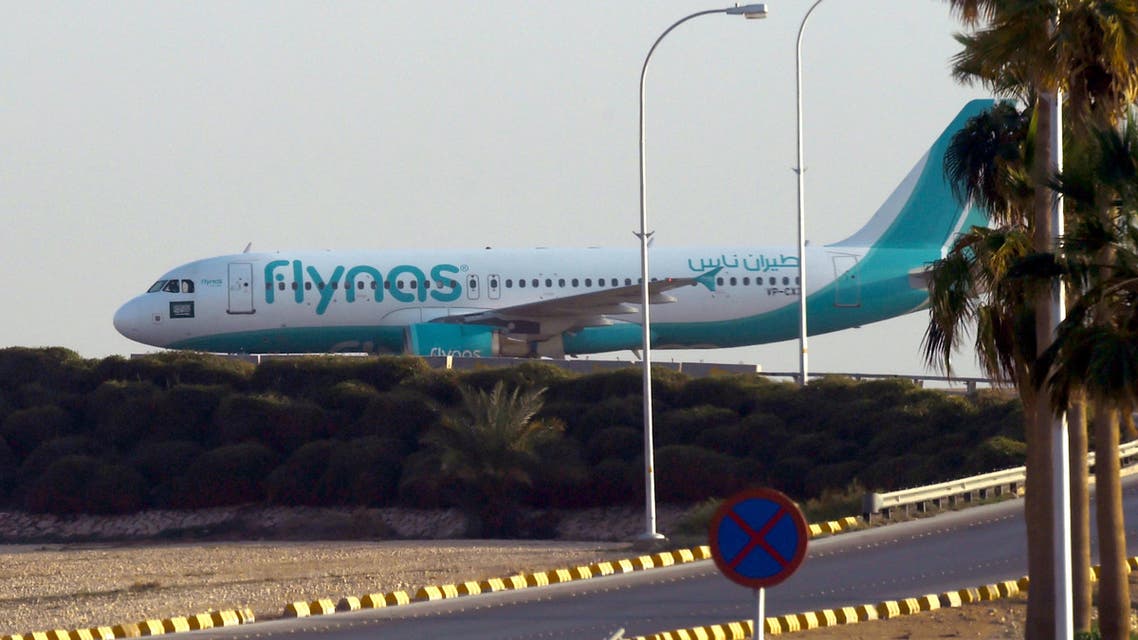 Flynas Chairman Ayed al-Jeaid said at the signing ceremony in Riyadh that the deal includes an option for 40 more. (AFP)