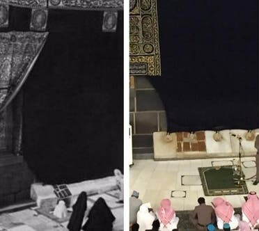 Eight pieces of alabaster that can be perceived on the right door of al Kaaba’s gutter, so what is the story behind them? 