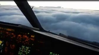VIDEO: Cockpit camera captures thrilling view of the clouds