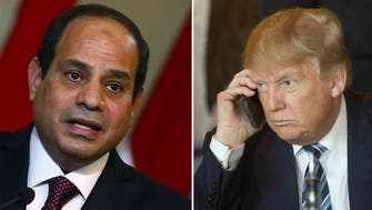 Trump, Sisi discuss fighting terrorism in first phone call