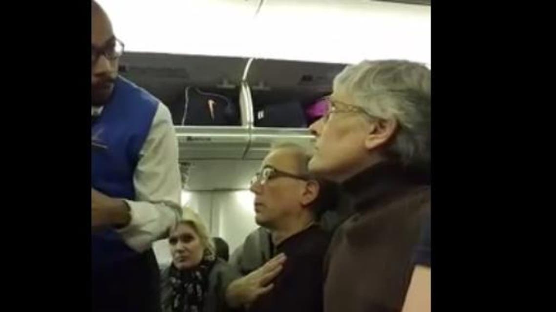 A video posted to Facebook this week by a man named Scott Koteskey shows a woman berating him for supporting Trump. (Screengrab)