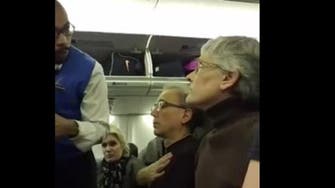 WATCH: Woman heckling Donald Trump gets kicked off plane