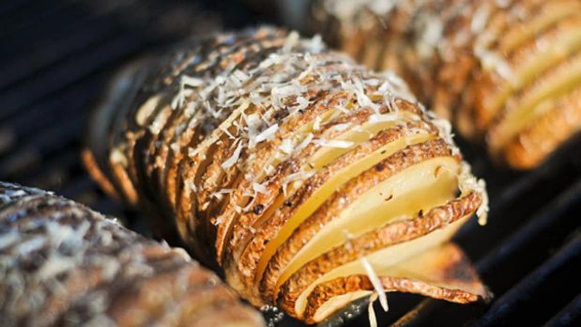 grilled potato