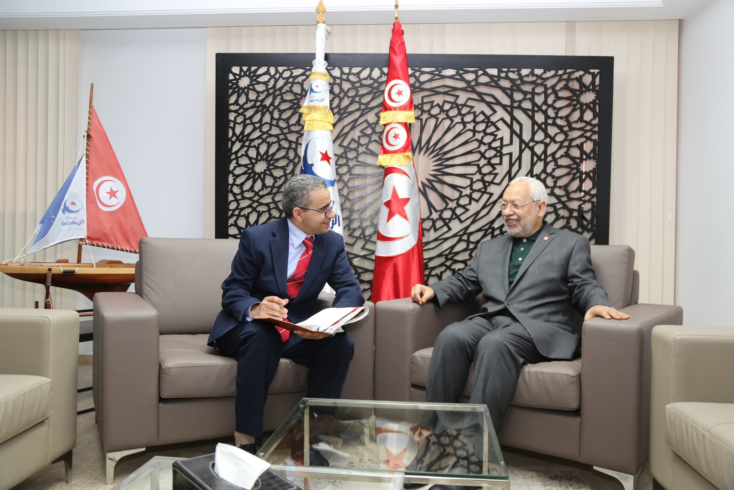 الزميل منذر بالضيافي يحاور رئيس حركة النهضة