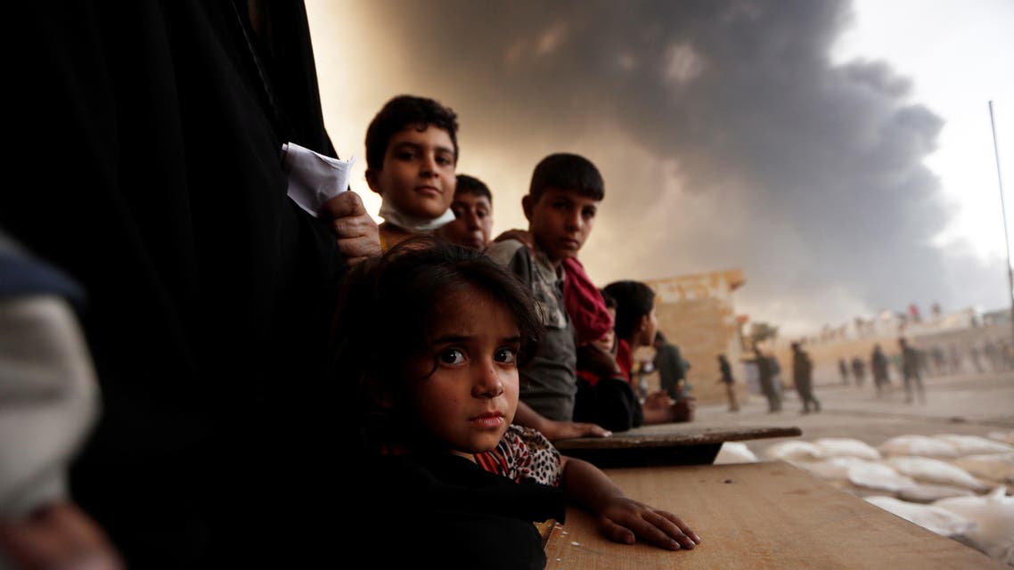 FLEEING IRAQ: The offensive in Mosul drove an exodus of civilians from the latest frontlines in the war against Islamic State. REUTERS/Zohra Bensemra