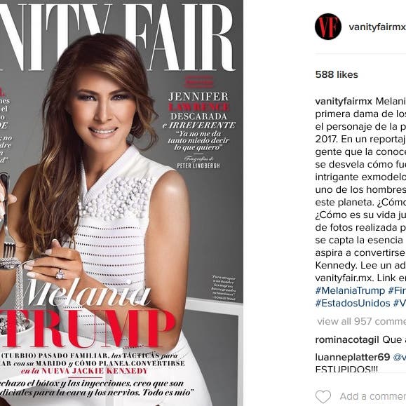 Melania Trump's Vanity Fair Mexico cover draws ire: 'It's a lack of  sensitivity', Melania Trump