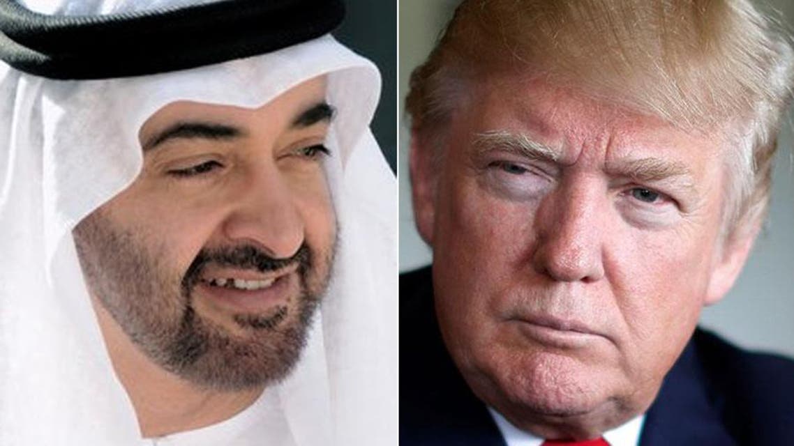 محمد بن زايد وترمب