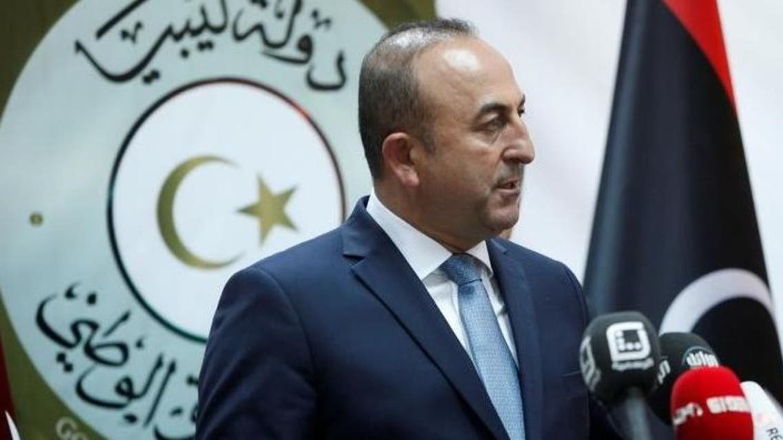 وزير الخارجية التركي مولود تشاووش أوغلو في طرابلس