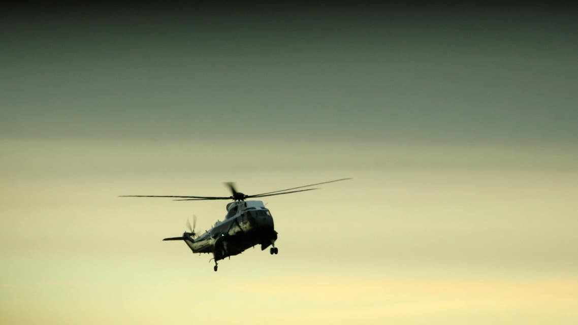 US President Donald Trump arrives aboard the Marine One to greet the remains of a US military commando killed during a raid on the al Qaeda militant group in southern Yemen on Sunday, at Dover Air Force Base, Dover, Delaware, U.S. February 1, 2017. (Reuters)