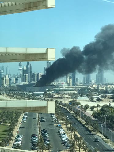 حريق في دار الأوبرا في الكويت