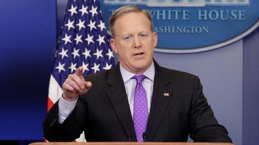 White House Press Secretary Sean Spicer takes a question during a press briefing at the White House in Washington, U.S., February 8, 2017