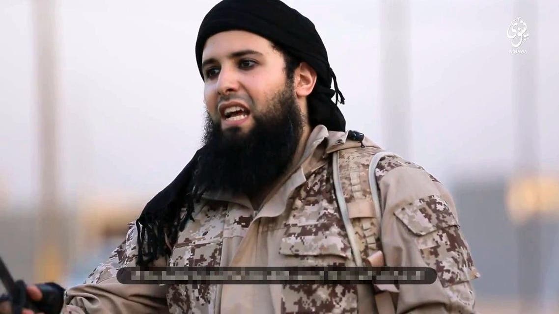 Kassim is believed to have inspired an attack last year in which a senior French policeman and his partner were knifed to death. (Screengrab from militant video)