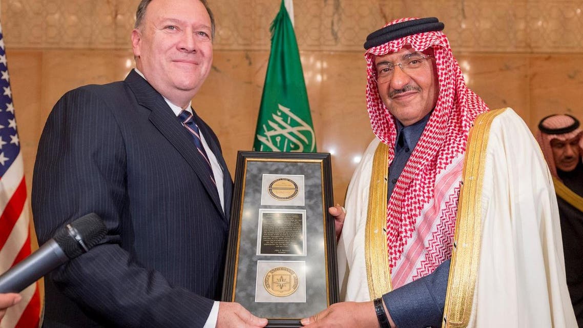 محمد بن نايف ومحمد بن سلمان ورئيس الاستخبارات الأميركية
