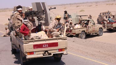 Members of the Yemeni army ride on the back of military trucks near the Red Sea coast city of al-Mokha, Yemen January 23, 2017. REUTERS/Fawaz Salman