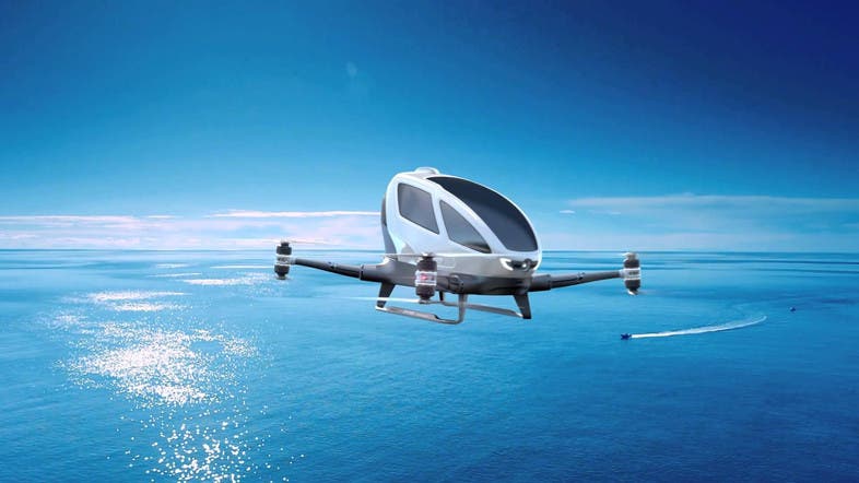 Image result for air taxi debuts in dubai