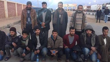 Egyptian hostages freed in Libya. (Supplied)