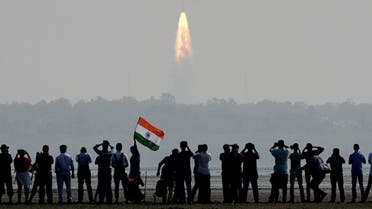 Indian onlookers watch the launch of the Indian Space Research Organization (ISRO) Polar Satellite Launch Vehicle (PSLV-C37) at Sriharikota on Febuary 15, 2017. (AFP)