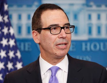 Treasury Secretary Steven Mnuchin speaks to the media during the daily briefing in the Brady Press Briefing Room of the White House in Washington, Tuesday, Feb. 14, 2017. (AP)