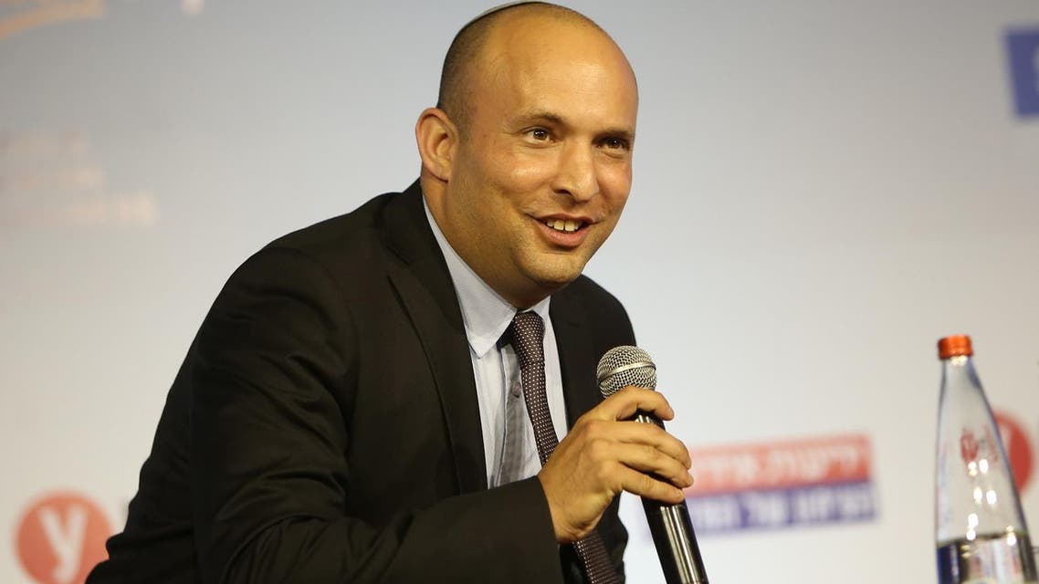 Naftali Bennett during a conference in Jerusalem on March 28, 2016. (AFP)