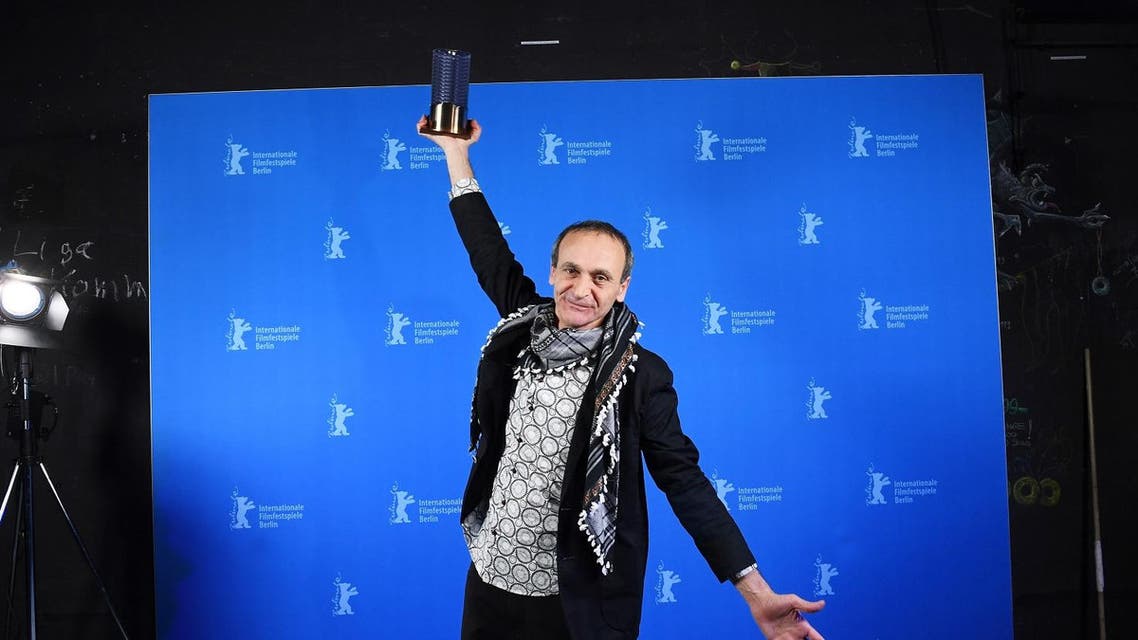 Palestinian director Raed Andoni wins Berlinale award. (AFP)