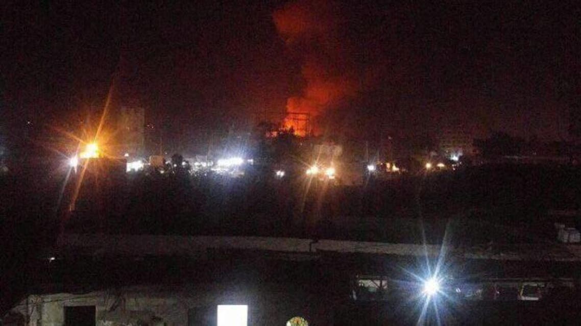 صورة انفجار الاسلحة صنعاء