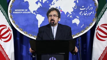 ranian foreign ministry spokesman, Bahram Ghasemi speaks during a press conference on August 22, 2016 in Tehran. (AFP)