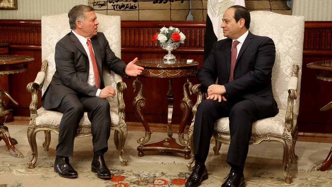 الرئيس عبدالفتاح السيسي والعاهل الأردني الملك عبدالله الثاني - مصر الأردن 3