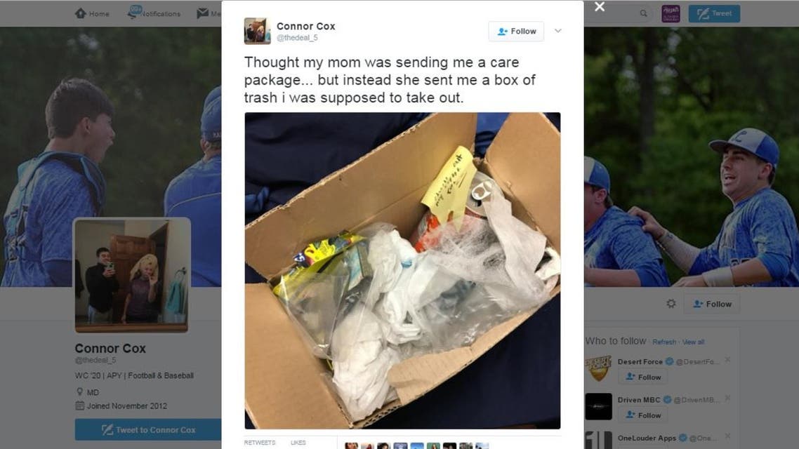 connor cox trash twitter