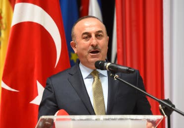 Foreign Minister Mevlut Cavusoglu lashed out at Iran in a speech to the Munich Security Conference at the weekend. (AFP)