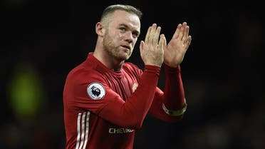 Manchester United’s Wayne Rooney intends to stay at the club, ending speculation that he could move to China. (AFP)