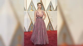 Scarlett Johansson stuns on Oscars Red Carpet in Tunisian designer’s gown