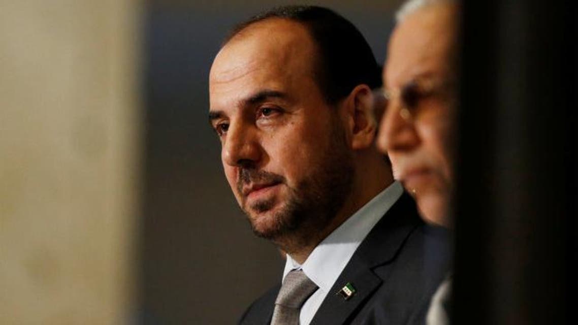 نصر الحريري رئيس وفد المعارضة السورية إلأى جنيف4 27 فبراير
