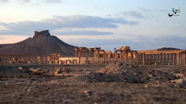This file image posted online on Sunday, Dec. 11, 2016, by the Aamaq News Agency, a media arm of the Islamic State group, purports to show a general view of the ancient ruins of the city of Palmyra, in Homs province, Syria, with the Citadel of Palmyra in the background. (AP)
