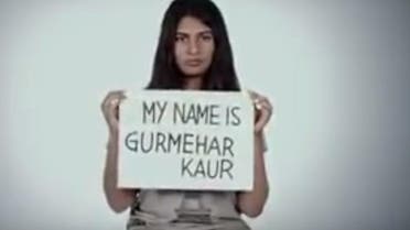 “Pakistan did not kill my dad. War killed him”. Gurmehar Kaur posted in a social media message. (Youtube)