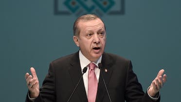 Erdogan hitting out at German authorities. (AFP)