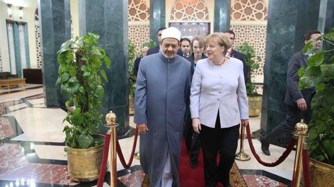 ميركل وشيخ الأزهر