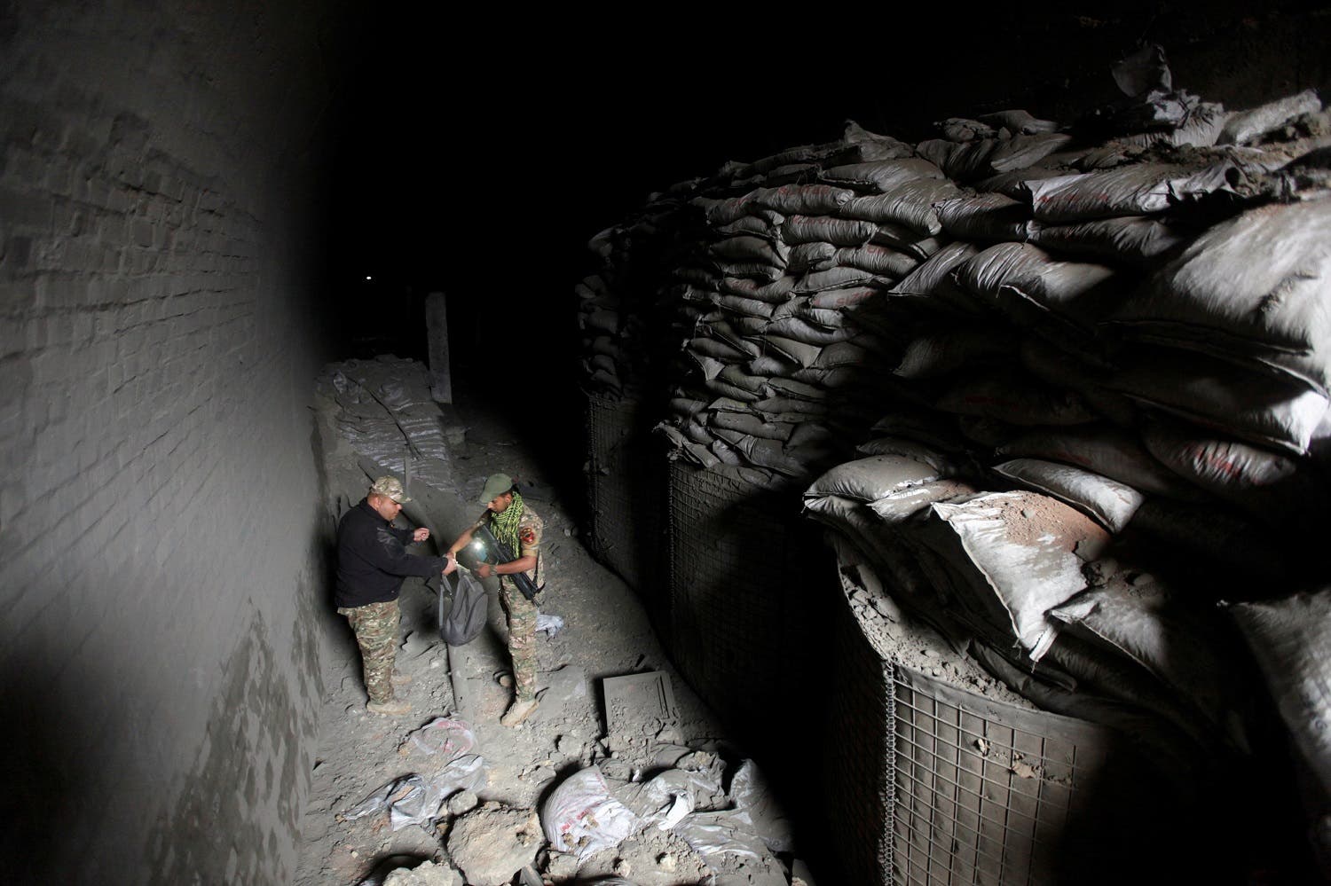 Mosul ISIS tunnels. (Reuters)