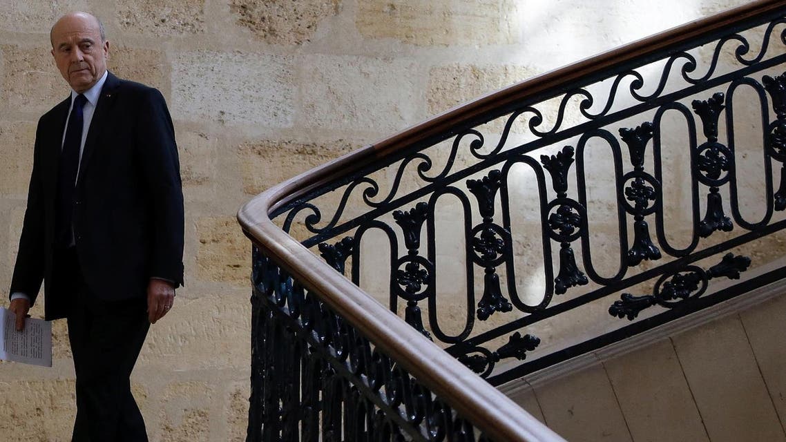 Former French FM Alain Juppe. (Reuters)