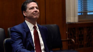 FBI Director James Comey, waits for the start of a meeting with Attorney General Jeff Session and the heads of federal law enforcement components at the Department of Justice in Washington. Feb. 9, 2017. (Filephoto: AP)