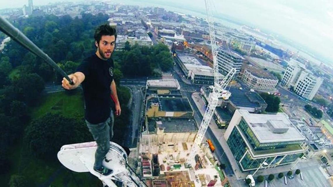 Selfie from Dubai tower. (Supplied)