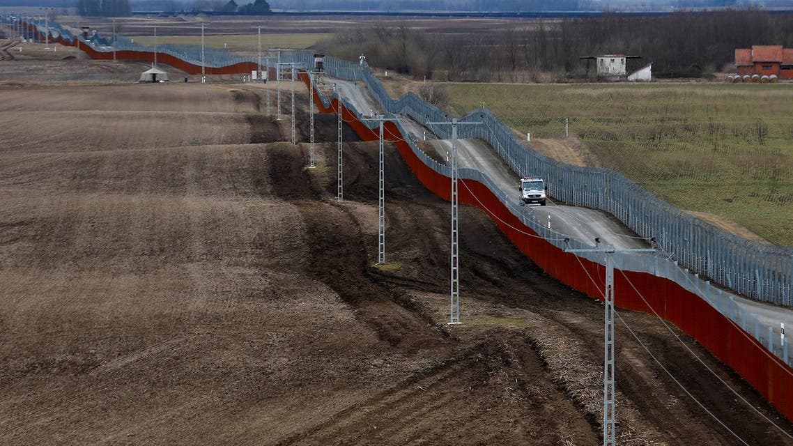 The Hungarian borders with Serbia. (Reuters)