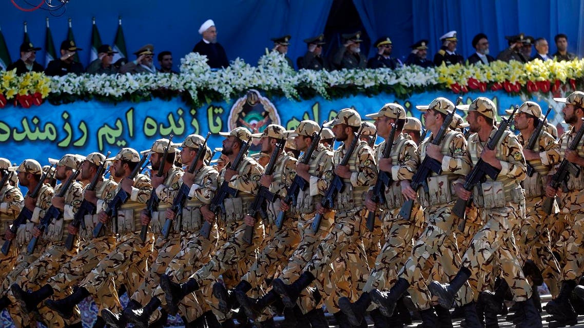 Iranian soldiers march during the Army Day parade in Tehran on April 17, 2015. (File photo: AFP)