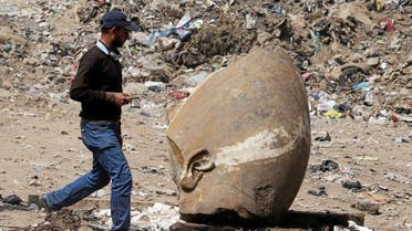Ramses II finding in Egypt. (Reuters)