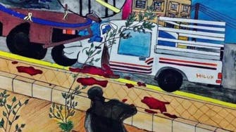 Saudi girl paints horrific image of her mother’s car accident