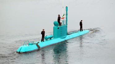 Iran’s Ghadir submarine moves in the port of Bandar Abbas on Nov. 28, 2012. (File photo: AP)