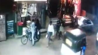 Horrifying video shows moment car runs over group of people in Egypt 