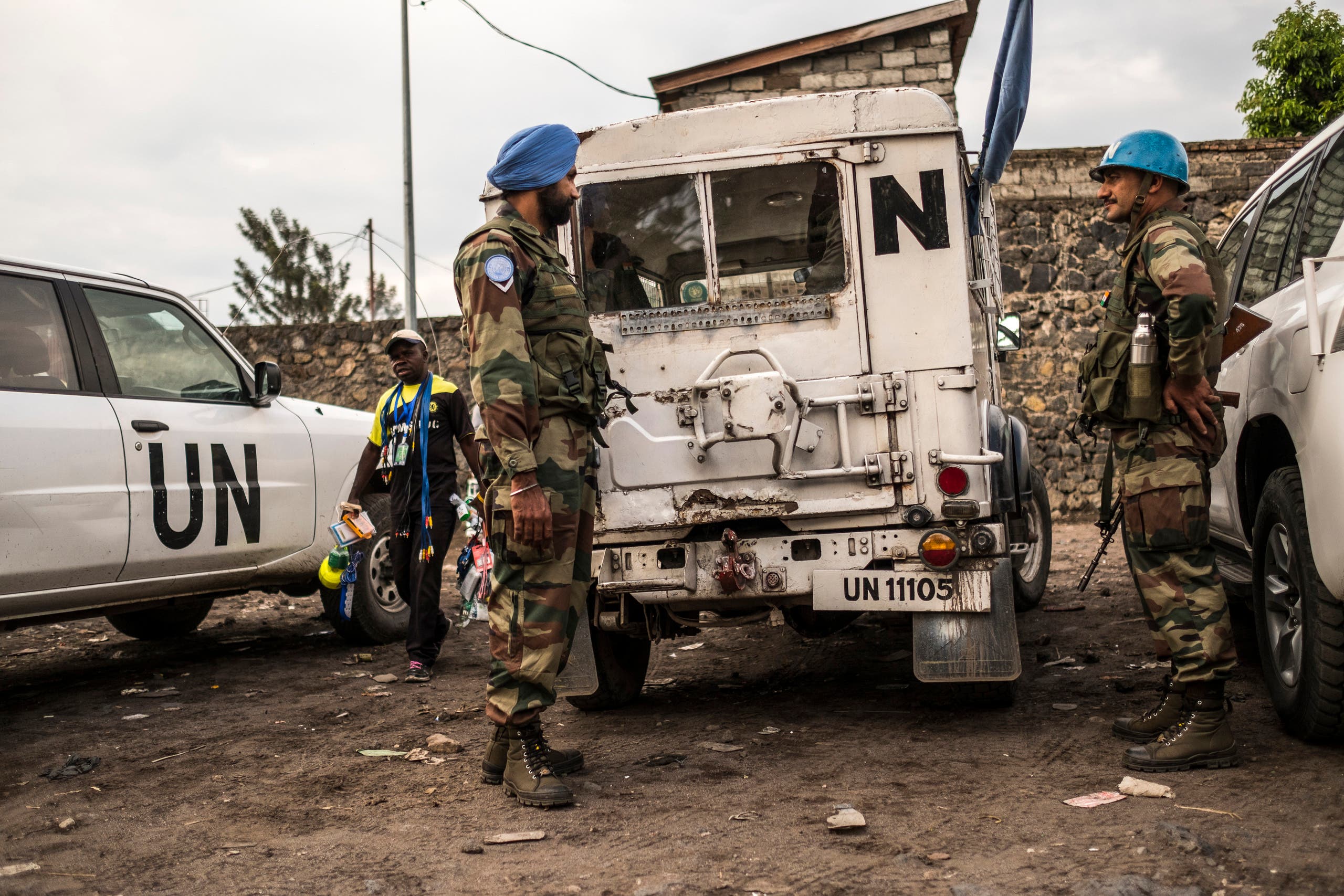 من قوات حفظ السلام الدولية في الكونغو الديمقراطية