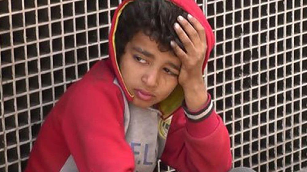 Abdulrahman, 11, found himself in the streets after being kicked out of the family house by his father three years ago.