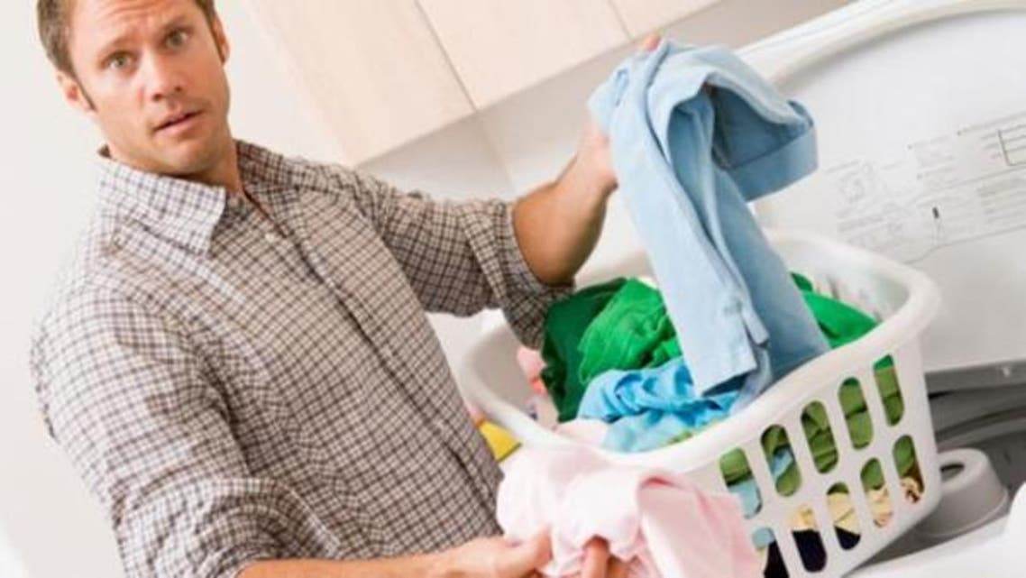 washing clothes