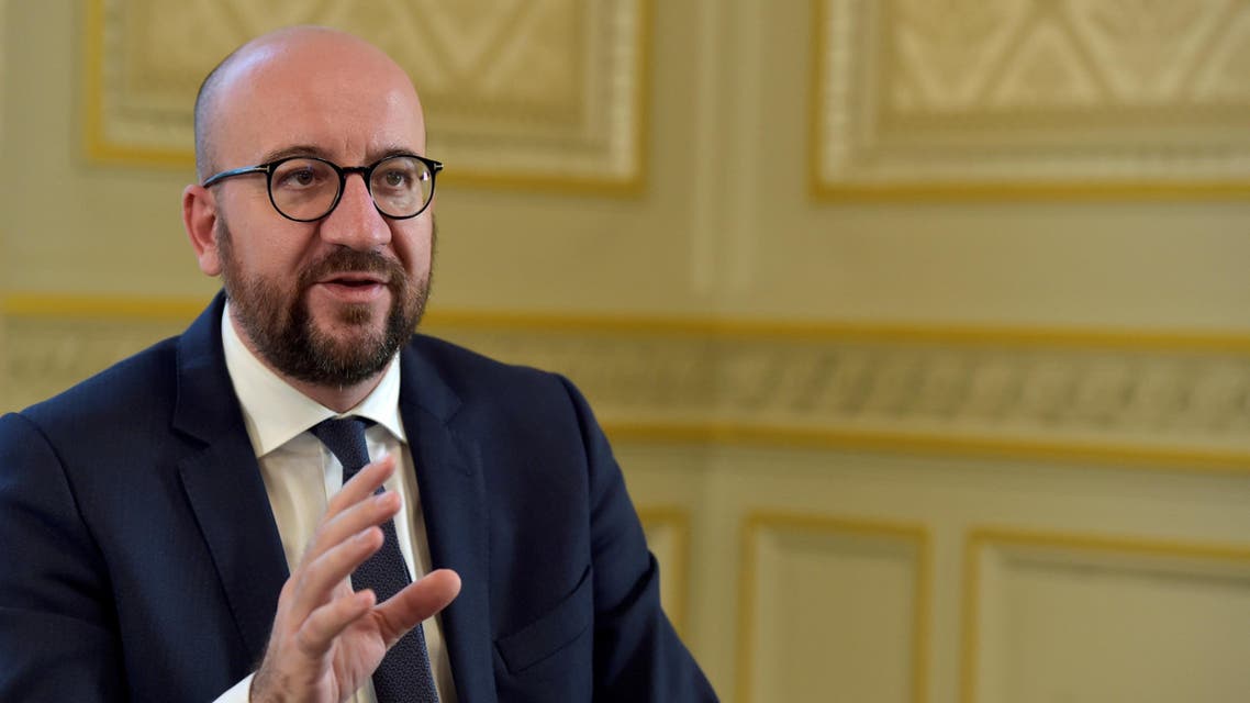 Belgium's Prime Minister Charles Michel speaks during an interview with Reuters at his residence in Brussels, Belgium March 21, 2017